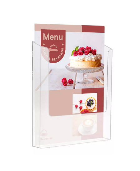 Sienas caurspīdīgs bukletu turētājs EUROPEL, A4