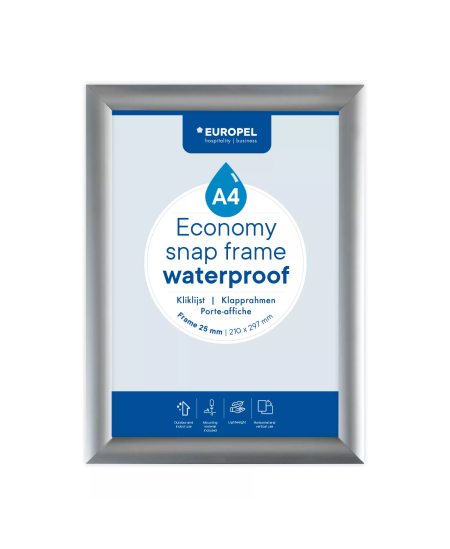 Rāmis EUROPEL Economy, A4 formāts, sudraba