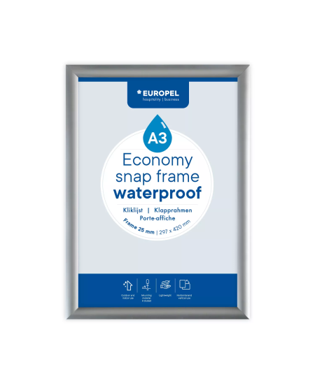 Rāmis EUROPEL Economy, A3 formāts, sudraba