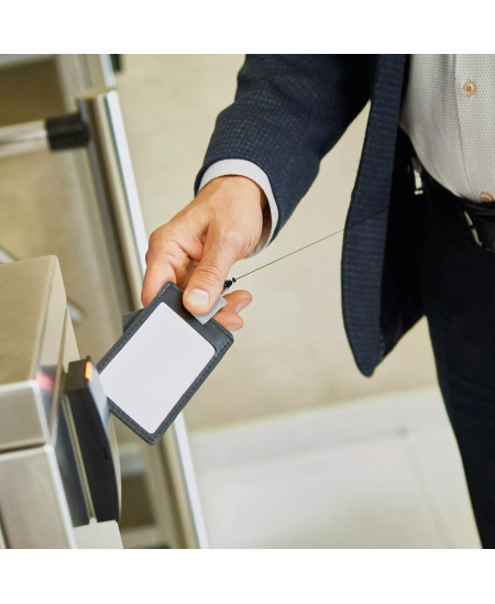 Rullītis ar karabīni un lenti EUROPEL, melns