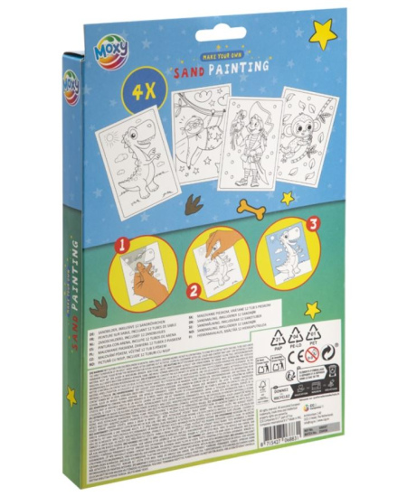 Smilšu zīmēšanas komplekts GRAFIX, gaiši zils