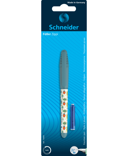 Tintes pildspalva SCHNEIDER Zippi Cool Robots, blisterī