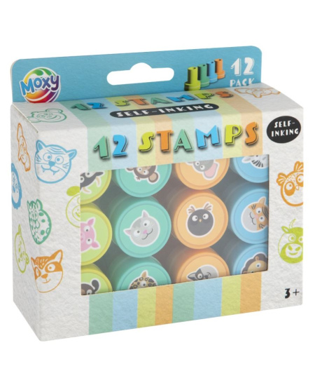 Paškrāsojošie zīmodziņi MOXY, gaiši zili, 12 gab.