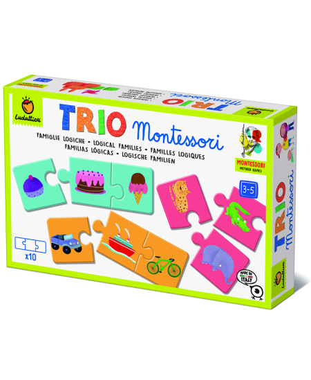 Montesori spēle-loģikas puzle LUDATTICA Loģiskās ģimenes (3+)