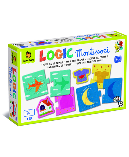 Montesori spēle-loģikas puzle LUDATTICA Atklāj formu (3+)