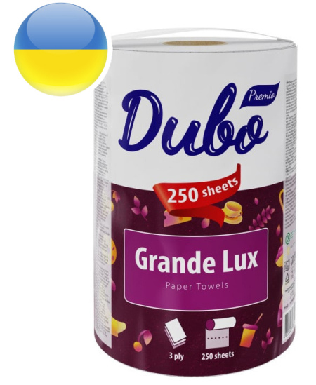 Virtuves papīra dvieļi DIVO 250, 1 rullis