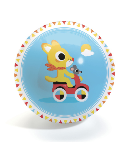 Bumbiņa DJECO Jautrās sacīkstes, Ø12 cm