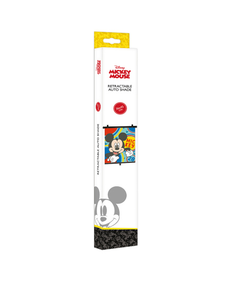Izvelkams ruļļa tipa auto saulessargs MICKEY MOUSE, 1 gab.
