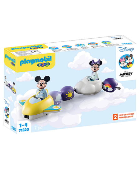 PLAYMOBIL 1.2.3 Mikija un Minnijas brauciens mākoņos, 71320