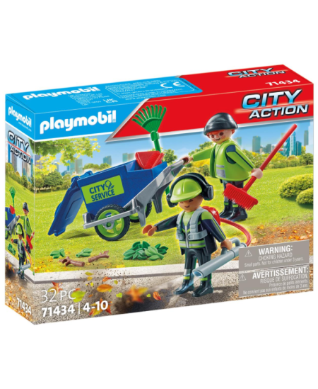 PLAYMOBIL City Action Ielu tīrīšanas komanda, 71434