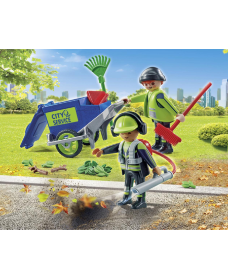 PLAYMOBIL City Action Ielu tīrīšanas komanda, 71434