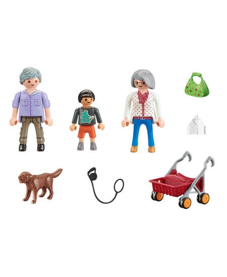 PLAYMOBIL City Life Vecvecāki un mazbērni, 70990