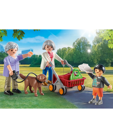 PLAYMOBIL City Life Vecvecāki un mazbērni, 70990