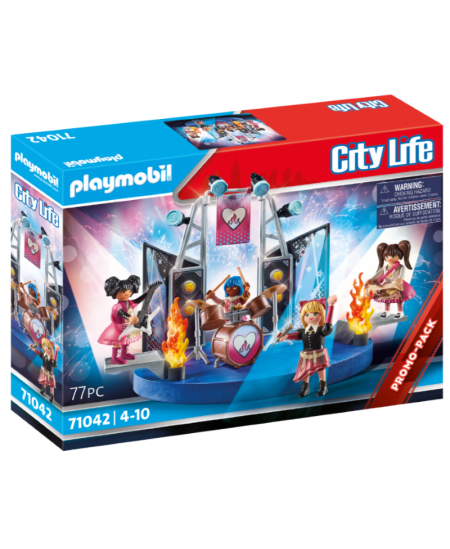 PLAYMOBIL City Life Mūzikas grupa, 71042