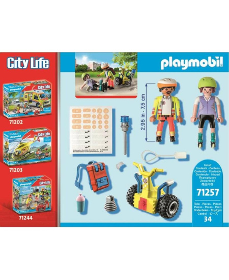 PLAYMOBIL City Life Starter Pack Palīdzība ar skrejriteni, 71257