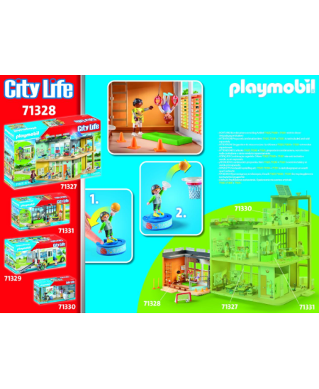 PLAYMOBIL City Life Sporta zāle, 71328