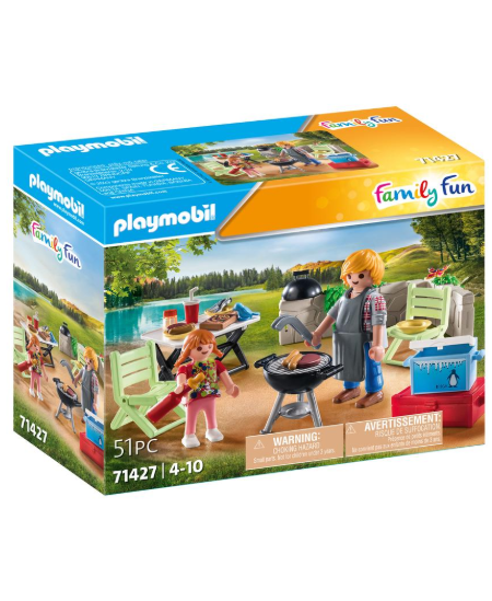 PLAYMOBIL Family Fun Barbekjū ar ģimeni, 71427