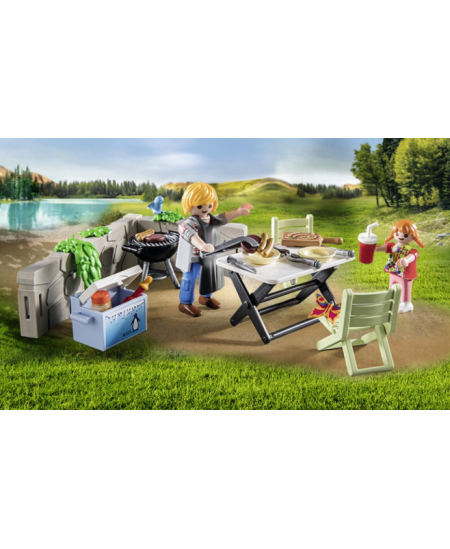 PLAYMOBIL Family Fun Barbekjū ar ģimeni, 71427