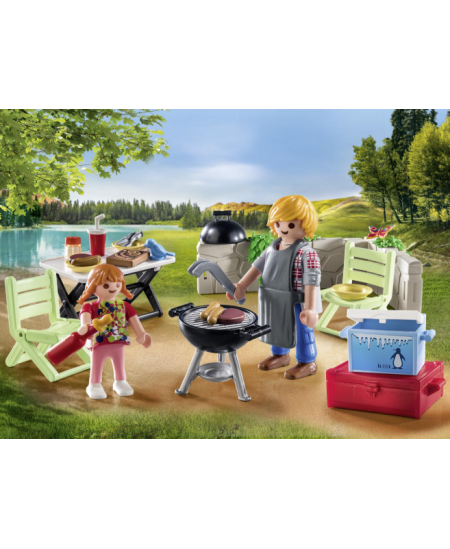 PLAYMOBIL Family Fun Barbekjū ar ģimeni, 71427