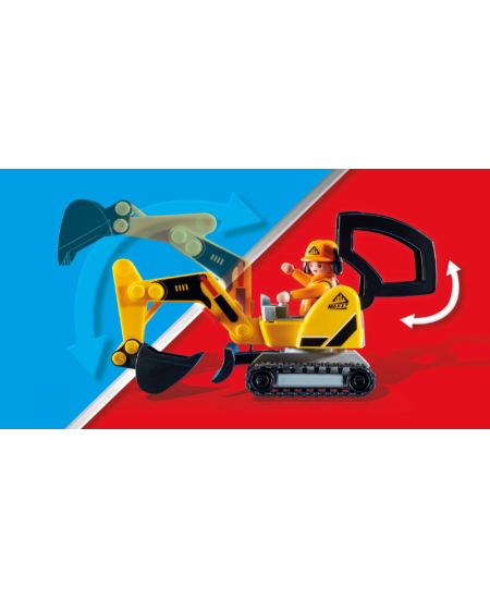 PLAYMOBIL Stunt Show Sacīkšu braucējs ar automašīnu, 71044