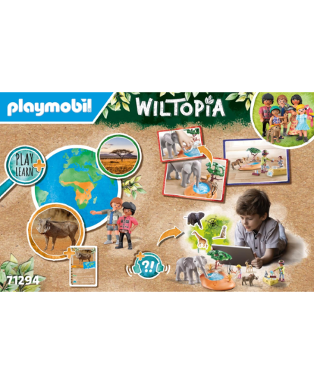 PLAYMOBIL Wiltopia Zilonis pie ūdens, 71294