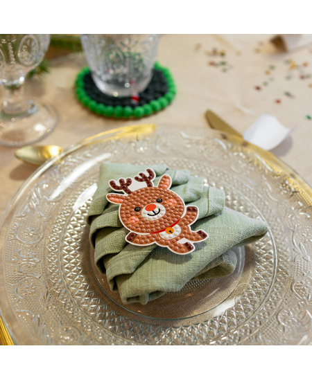 Dimanta Ziemassvētku uzlīmju komplekts LOOLIPO, 10 gab.