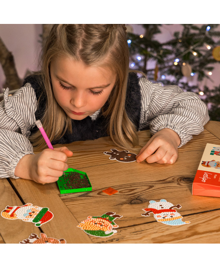Dimanta Ziemassvētku uzlīmju komplekts LOOLIPO, 10 gab.