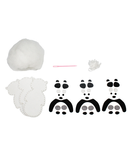 Šūšanas komplekts LOOLIPO Pandas, 3 gab.