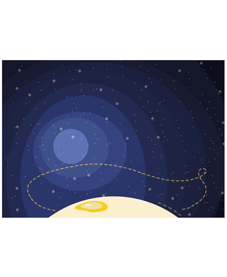 Hologrāfiskas pārnesamās uzlīmes LOOLIPO Kosmoss, 120 gab.