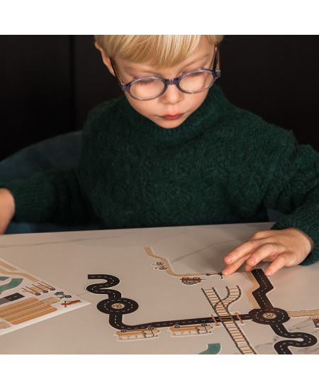 Pārnesamās uzlīmes LOOLIPO Transports, 240 gab.