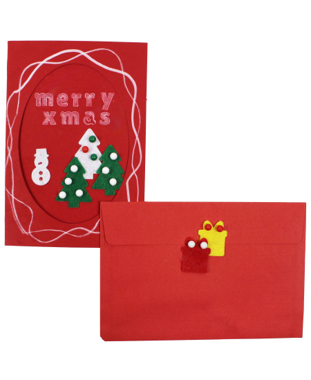 Filca uzlīmes dekorēšanai LOOLIPO Ziemassvētki, 150 gab.