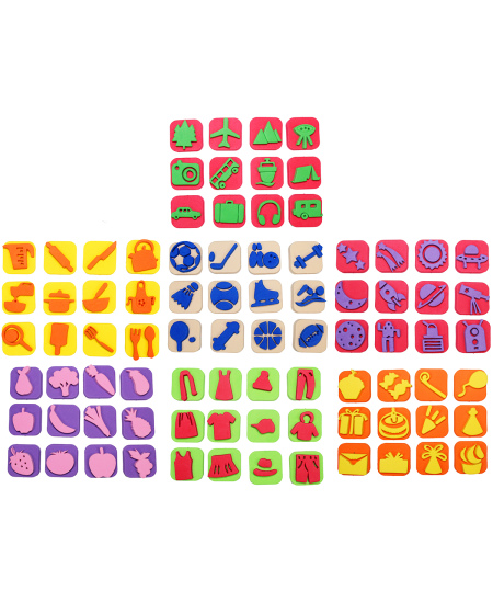 Zīmogu komplekts LOOLIPO Maxi, 84 gab.