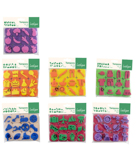 Zīmogu komplekts LOOLIPO Maxi, 84 gab.