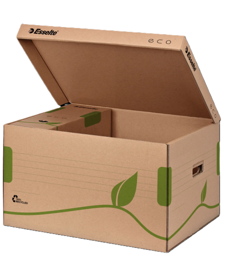 Arhīva kaste ESSELTE, 439×242×345 mm, brūna