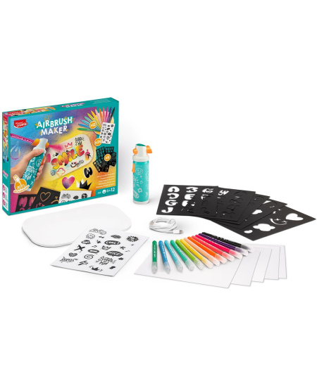 Aerogrāfa zīmēšanas komplekts MAPED Creativ Airbrush Maxi