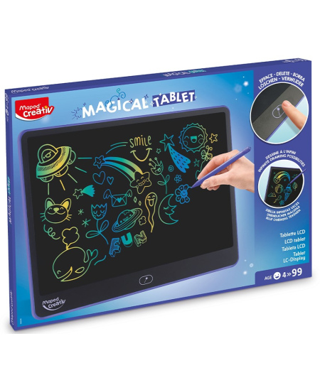Krāsainā LCD zīmēšanas tāfele MAPED Creativ Magical Tablet Maxi