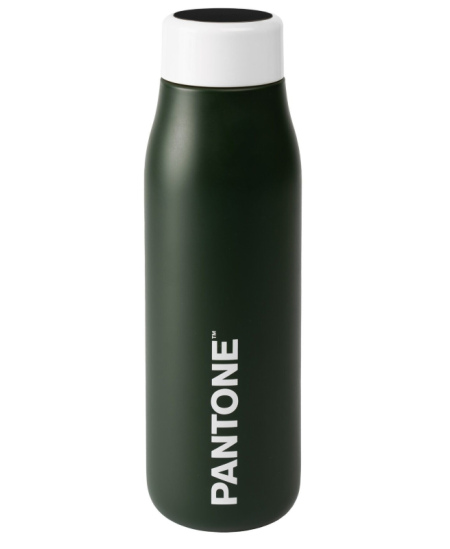 Termopudele ar digitālo ekrānu PANTONE, tumši zaļā krāsā, 500 ml