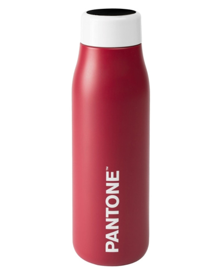 Termopudele ar digitālo ekrānu PANTONE, ķiršu krāsā, 500 ml