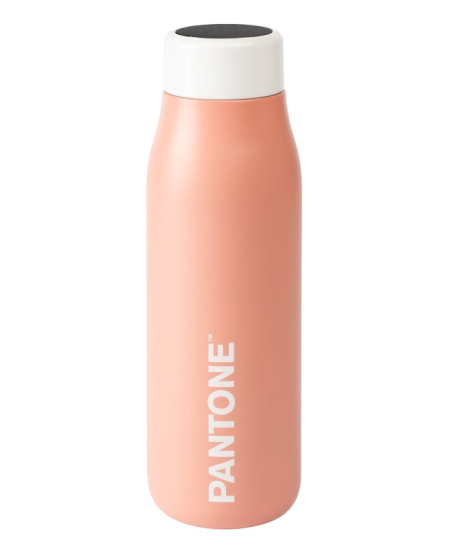 Termopudele ar digitālo ekrānu PANTONE, rozā krāsā, 500 ml