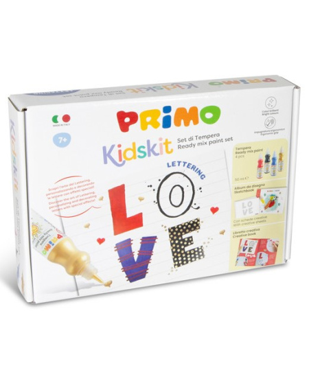 Radošais zīmēšanas komplekts PRIMO Burtu māksla