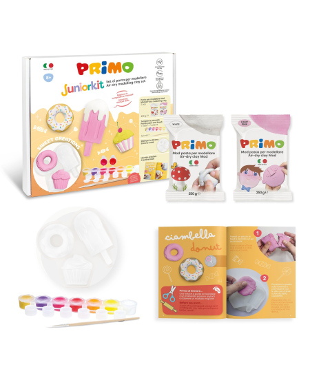 Radošais māla veidošanas un dekorēšanas komplekts PRIMO Sweet Creation