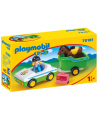 PLAYMOBIL 1.2.3 Automašīna ar zirgu piekabi, 70181