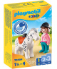 PLAYMOBIL 1.2.3 Jātnieks ar zirgu, 70404