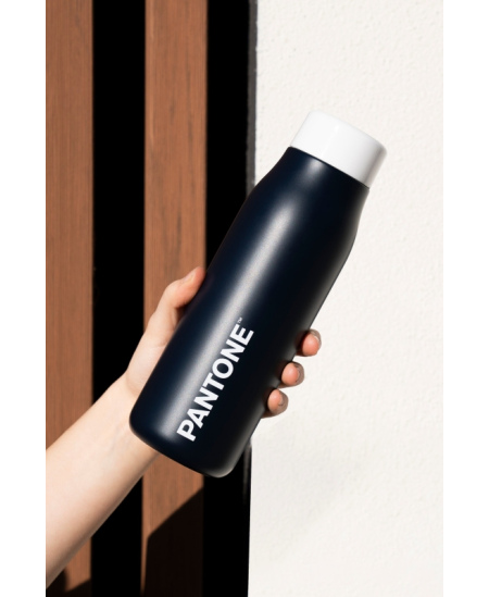 Termopudele ar digitālo ekrānu PANTONE, tumši zilā krāsā, 500 ml