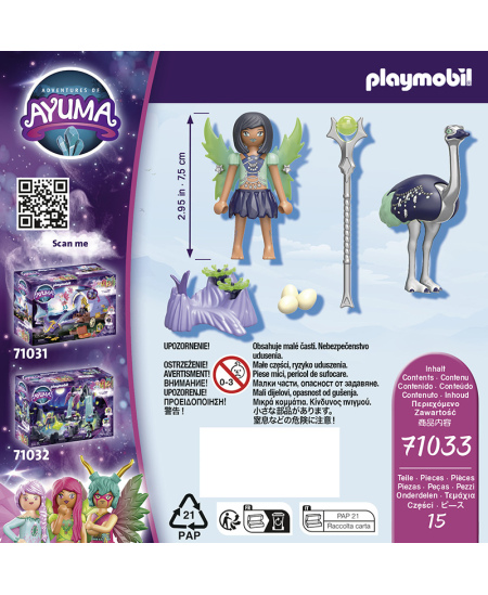 PLAYMOBIL Ayuma Mēness feja ar mistisku dzīvnieku, 71033