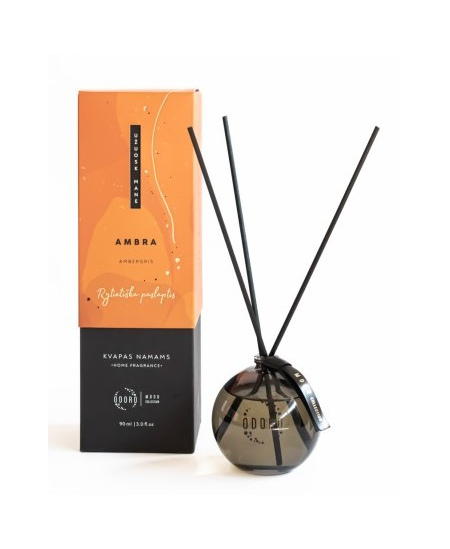 Mājas aromāts ar kociņiem ODORO, Ambra, 90 ml
