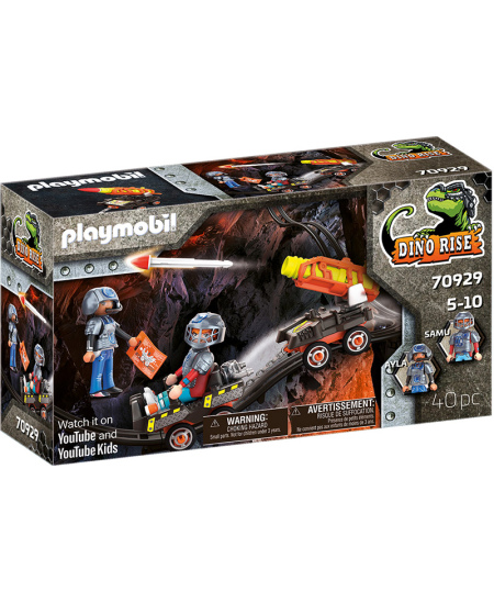 PLAYMOBIL Dino Rise Raķete šahtā, 70929