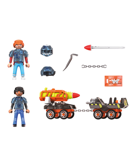 PLAYMOBIL Dino Rise Raķete šahtā, 70929