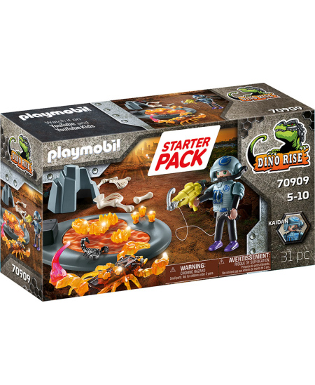 PLAYMOBIL Dino Rise Starter Pack Uguns skorpions, 70909
