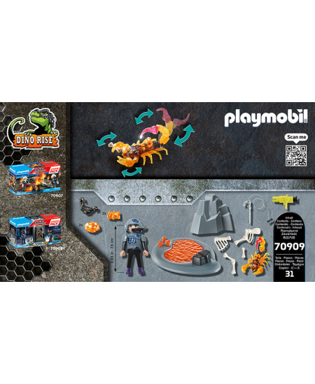 PLAYMOBIL Dino Rise Starter Pack Uguns skorpions, 70909